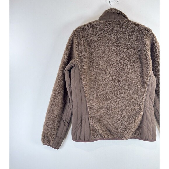 Patagonia Womens Jacket Brown Retro X Deep Pile Fleece Full Zip Outdoor Medium - Picture 8 of 10